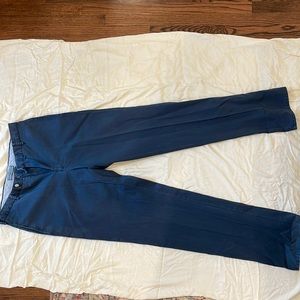 Peter Millar Navy Flat Front Chino 32/34